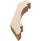 Ekena Millwork 3-inch W x 14-inch D x 18-inch H Aspen Rough Cedar Woodgrain TimberThane Knee Brace, Primed BRCUR03X14X18ASPRCPR - alternate 6